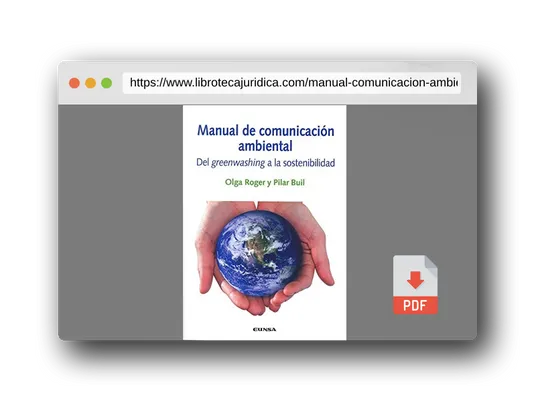 Vista previa del PDF del libro Manual de comunicación ambiental: del greenwashing a la sostenibilidad