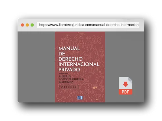 Vista previa del PDF del libro Manual de Derecho Internacional Privado 4.ª ed.: 1 (ECU)