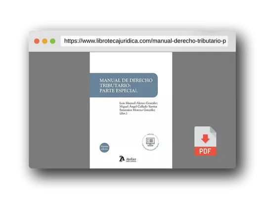 Vista previa del PDF del libro Manual de derecho tributario. Parte especial. 7ª edición (MANUALES)