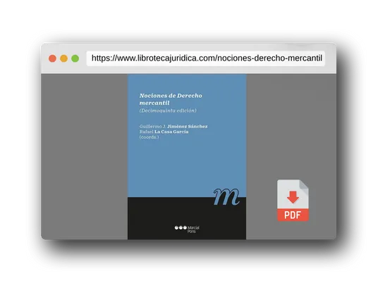 Vista previa del PDF del libro Nociones de derecho mercantil: 15ª ed. (Manuales universitarios)