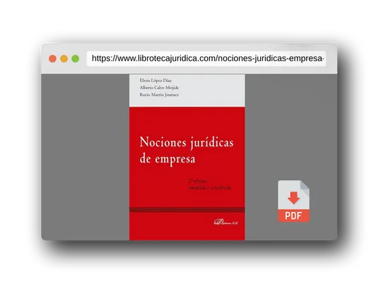 Vista previa del PDF del libro Nociones jurídicas de empresa (SIN COLECCION)