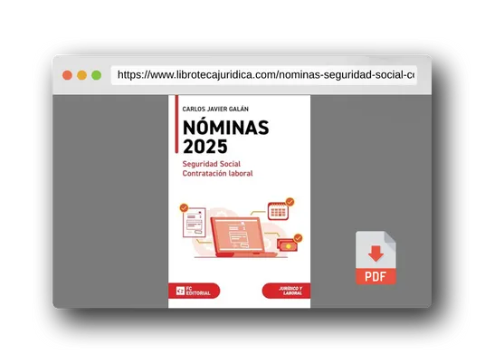 Vista previa del PDF del libro Nóminas, Seguridad Social y Contratación Laboral 2025