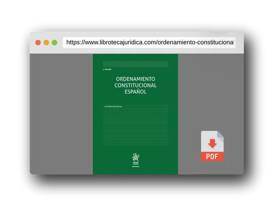 Vista previa del PDF del libro Ordenamiento Constitucional Español 3ª Edición: 1 (Manuales de Derecho Constitucional)