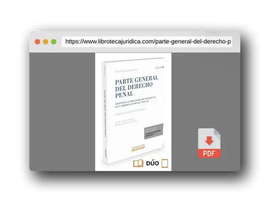 Vista previa del PDF del libro Parte General del Derecho Penal (Manuales)