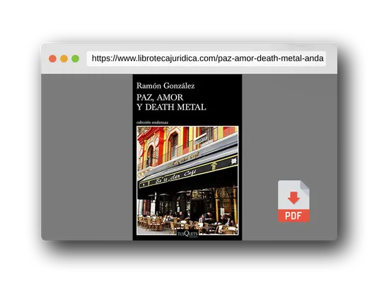 Vista previa del PDF del libro Paz, amor y death metal: 11 (Andanzas)