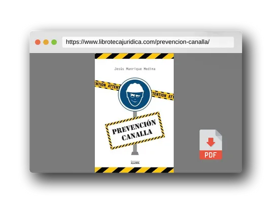 Vista previa del PDF del libro Prevención canalla