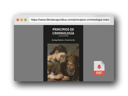 Vista previa del PDF del libro Principios de criminologia (5.ed) (Manuales de Criminalística y Sociología de la Delincuencia)