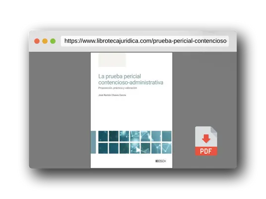 Vista previa del PDF del libro La prueba pericial contencioso-administrativa: #¡REF!