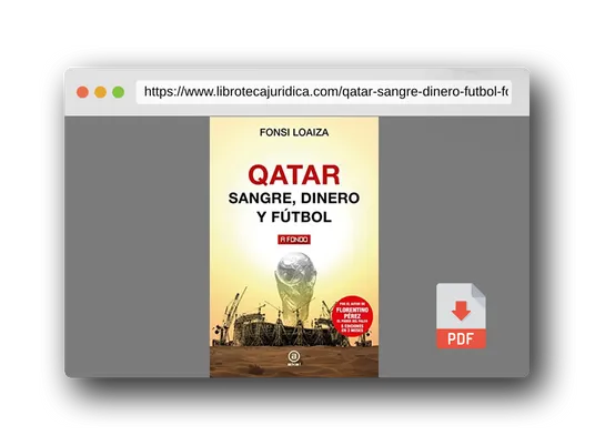 Vista previa del PDF del libro Qatar. Sangre, dinero y fútbol: 41 (A fondo)