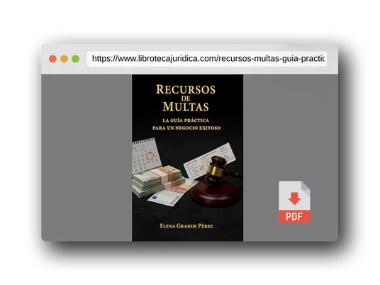 Vista previa del PDF del libro Recursos de Multas: La Guía Práctica para un Negocio Exitoso
