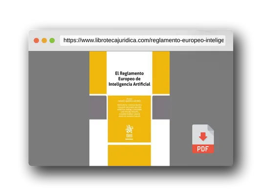 Vista previa del PDF del libro El Reglamento Europeo de Inteligencia Artificial (Reformas)