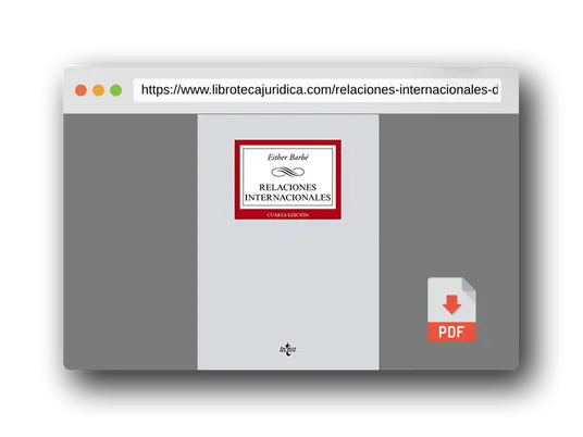 Vista previa del PDF del libro Relaciones internacionales (Derecho - Biblioteca Universitaria de Editorial Tecnos)