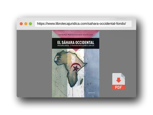 Vista previa del PDF del libro SAHARA OCCIDENTAL,EL (FONDO)