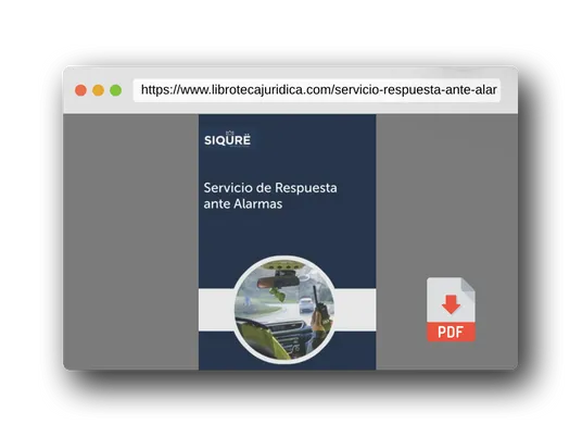 Vista previa del PDF del libro Servicio de Respuesta ante Alarmas (Security)