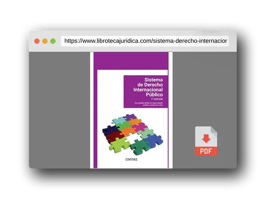 Vista previa del PDF del libro Sistema de Derecho Internacional Público (Sistemas de Derecho y Economía)