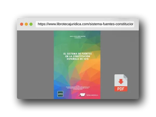 Vista previa del PDF del libro El sistema de fuentes en la Constitución Española de 1978 (SIN COLECCION)