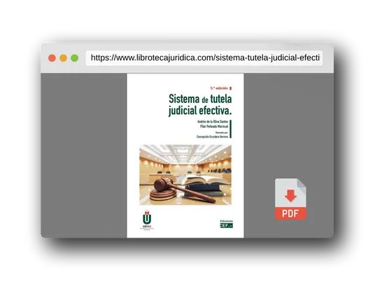 Vista previa del PDF del libro Sistema de tutela judicial efectiva (SIN COLECCION)