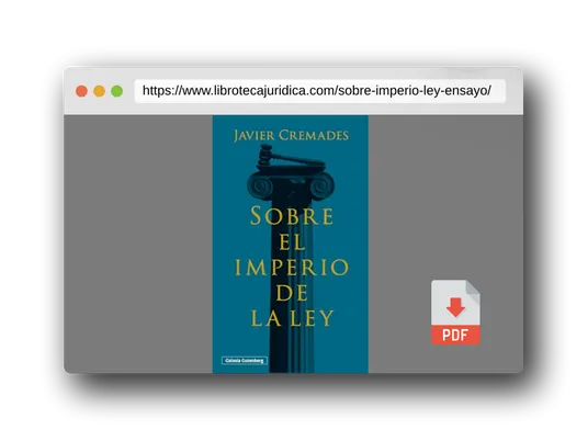 Vista previa del PDF del libro Sobre el imperio de la ley (Ensayo)