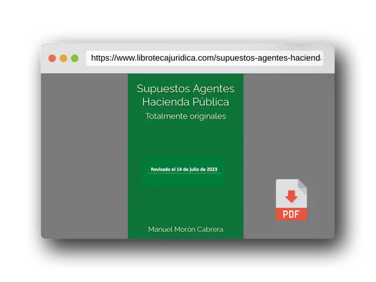Vista previa del PDF del libro Supuestos Agentes Hacienda Pública: Totalmente originales