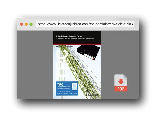 Vista previa del PDF del libro TPC - Administrativo de obra (SIN COLECCION)
