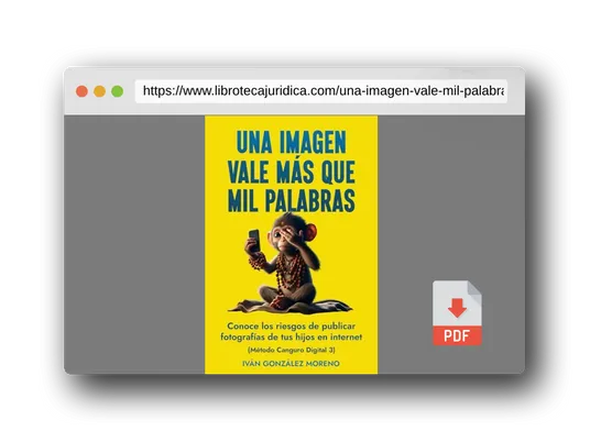 Vista previa del PDF del libro UNA IMAGEN VALE MÁS QUE MIL PALABRAS: CONOCE LOS RIESGOS DE PUBLICAR FOTOGRAFÍAS DE TUS HIJOS EN INTERNET (MÉTODO CANGURO DIGITAL 3)