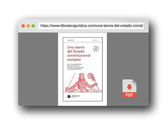 Vista previa del PDF del libro Una teoría del Estado constitucional europeo: 1 (Manuales. Derecho)