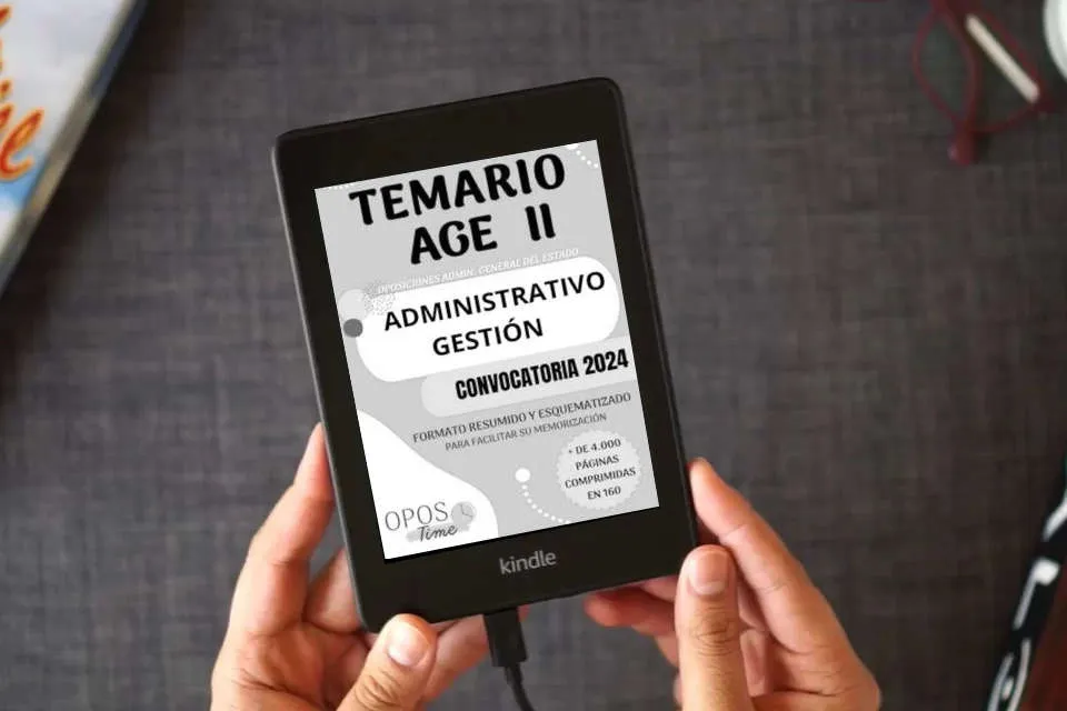 Lea en línea OPOSTIME TEMARIO AGE II. OPOSICIONES A LA ADMINISTRACIÓN GENERAL DEL ESTADO PARA ADMINISTRATIVO (C1) Y GESTIÓN CIVIL DEL ESTADO (GACE A2): Formato ... (PREPARACIÓN OPOSICIONES AGE 2024) como un eBook Kindle
