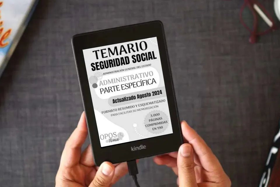 Lea en línea OPOSTIME. TEMARIO ESPECÍFICO SEGURIDAD SOCIAL: Formato resumido y esquematizado para facilitar su memorización (PREPARACIÓN OPOSICIONES SEGURIDAD SOCIAL) como un eBook Kindle